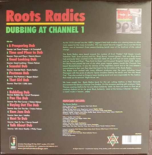 The Roots Radics : Dubbing At Channel 1 (LP, Comp)