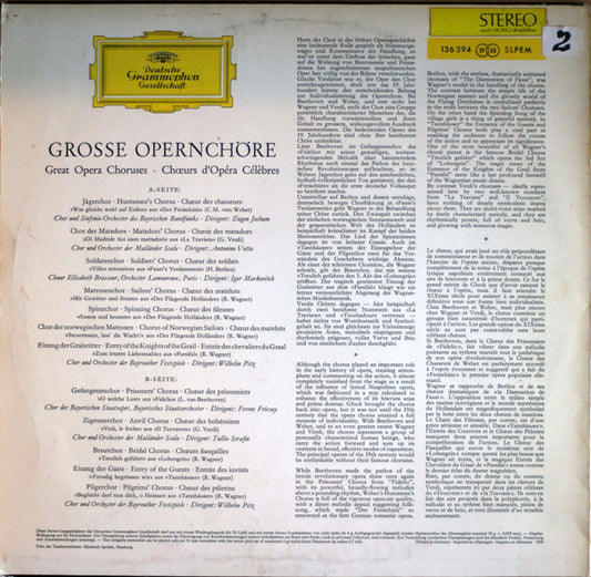 Various : Grosse Opernchöre (LP, Comp)