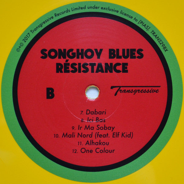 Songhoy Blues : Résistance (LP, Album, Ltd, Yel)