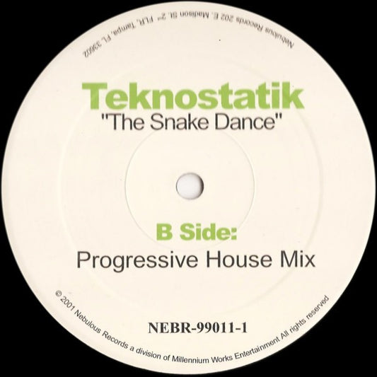 Teknostatik : The Snake Dance (12")