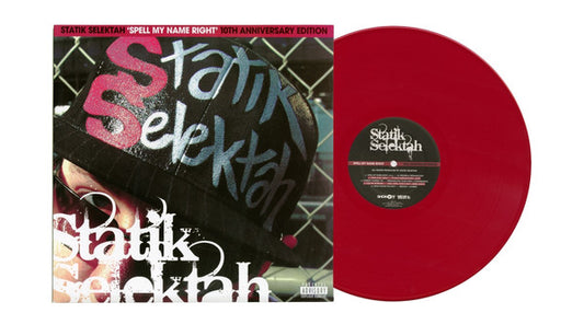 Statik Selektah : Spell My Name Right (10th Anniversary Edition) (2xLP, Album, Ltd, Red)