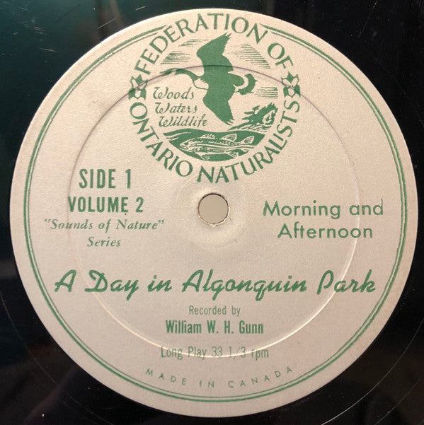 William W. H. Gunn : A Day In Algonquin Park (LP, Album)