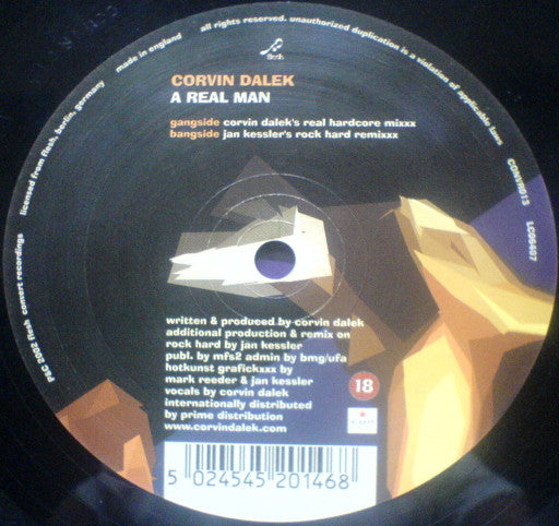 Corvin Dalek : A Real Man (12")