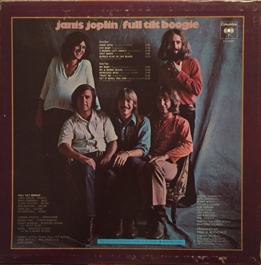 Janis Joplin : Pearl (LP, Album)