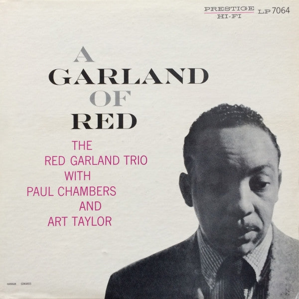 The Red Garland Trio With Paul Chambers (3) And Art Taylor : A Garland Of Red (LP, Album, Mono, RP)