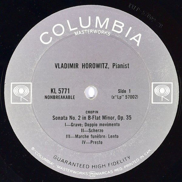 Vladimir Horowitz : Columbia Records Presents Vladimir Horowitz (LP, Mono, RE, Gat)