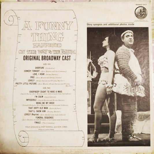 Original Broadway Cast* : A Funny Thing Happened On The Way To The Forum (LP, Album)