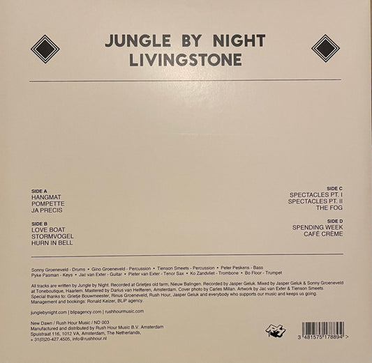 Jungle By Night : Livingstone (2xLP, Album, Gat)