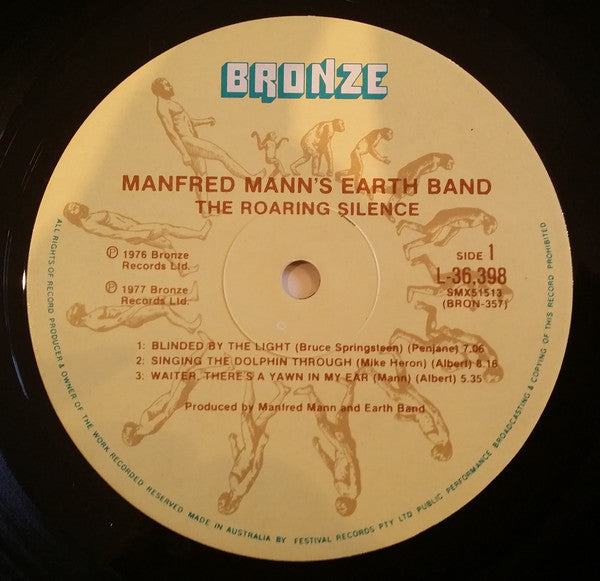 Manfred Mann's Earth Band : The Roaring Silence (LP, Album, RE)