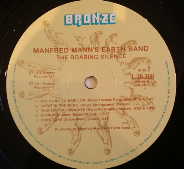 Manfred Mann's Earth Band : The Roaring Silence (LP, Album, RE)