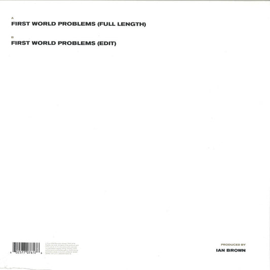 Ian Brown : First World Problems (12", Single)