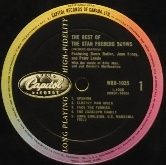 Stan Freberg Featuring Daws Butler And June Foray And Peter Leeds With The Jud Conlon Rhythmaires And Billy May And His Orchestra : The Best Of The Stan Freberg Shows (2xLP, Mono, Gat)