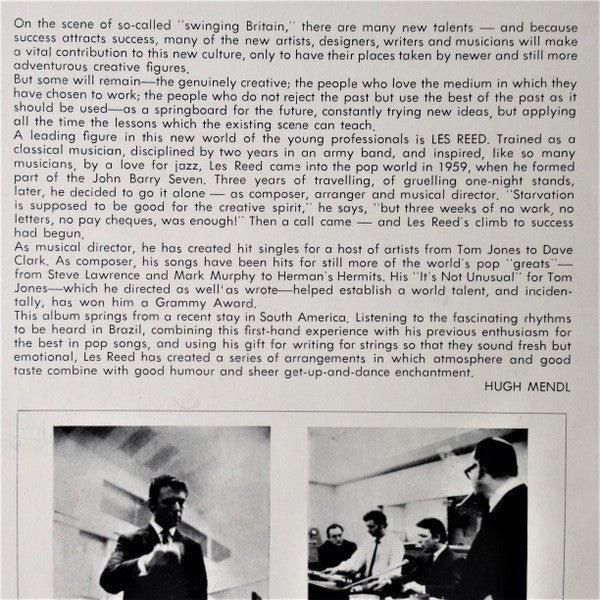 Les Reed And His Orchestra : Fly Me To The Sun (LP, Album)