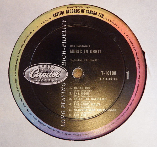 Ron Goodwin : Music In Orbit (LP, Album)