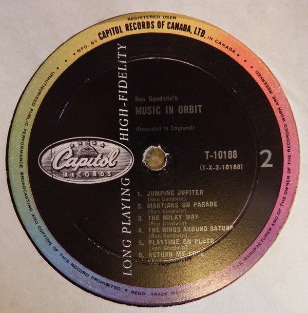 Ron Goodwin : Music In Orbit (LP, Album)