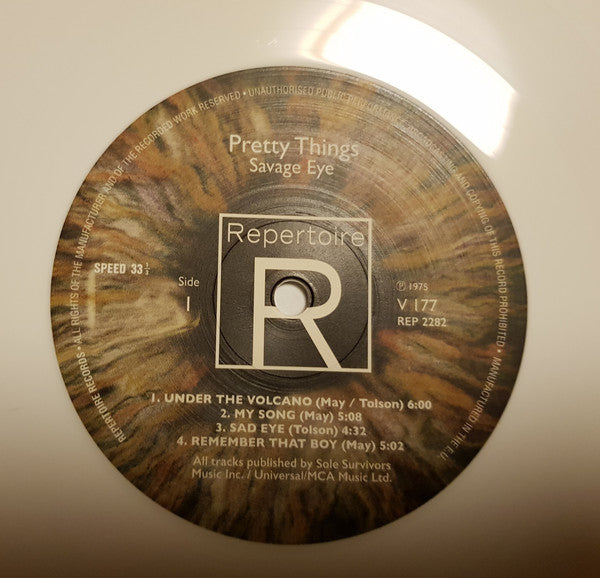 The Pretty Things : Savage Eye (LP, Album, Ltd, Num, RE, RM, Whi + CD, Album, Ltd,)