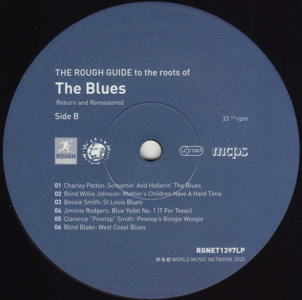 Various : The Rough Guide To The Roots Of The Blues (Reborn And Remastered) (LP, Comp, Ltd, RM)