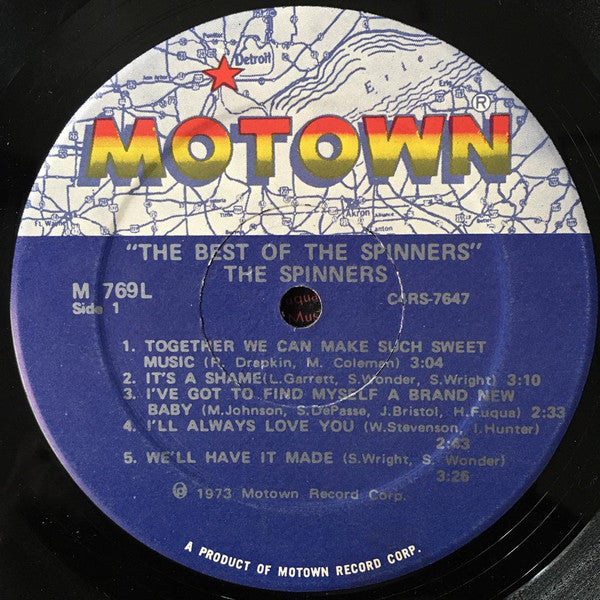 The Spinners* : The Best Of The Spinners (LP, Comp)