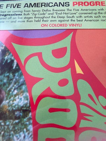 The Five Americans : Progressions (LP, Album, RE, Gol)
