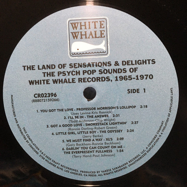 Various : The Land Of Sensations & Delights: The Psych Pop Sounds Of White Whale Records 1965-1970 (2xLP, RSD, Comp, Mono, Gat)