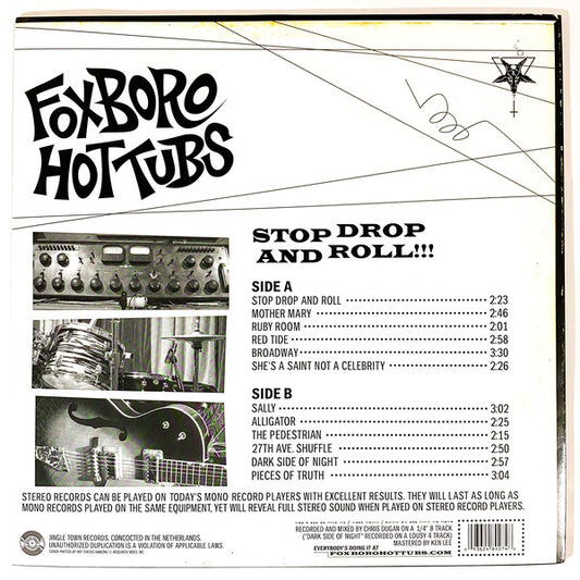 Foxboro Hot Tubs : Stop Drop And Roll!!! (LP, Album, Ltd, RE, Gre)
