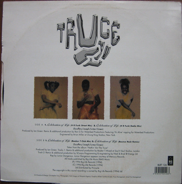 Truce : Celebration Of Life (12")