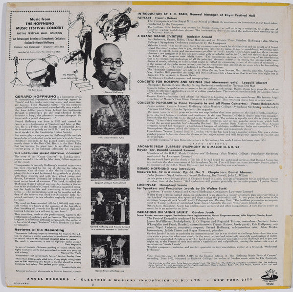 Gerard Hoffnung : The Hoffnung Music Festival Concert (LP, Album, Mono)