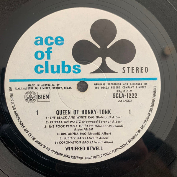 Winifred Atwell : Queen Of Honky Tonk (LP)