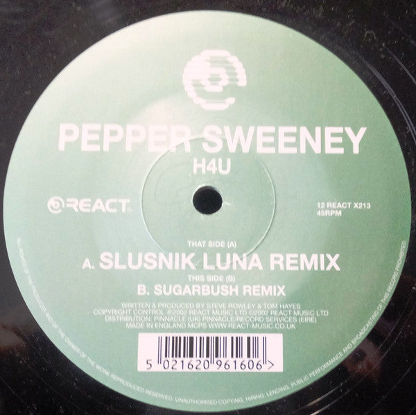 Pepper Sweeney : H4U (12")