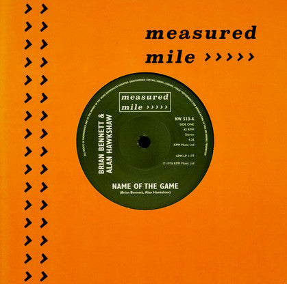 Brian Bennett & Alan Hawkshaw / Dave Richmond : Name Of The Game / Confunktion (7")