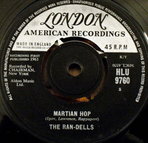 The Ran-Dells : Martian Hop (7")