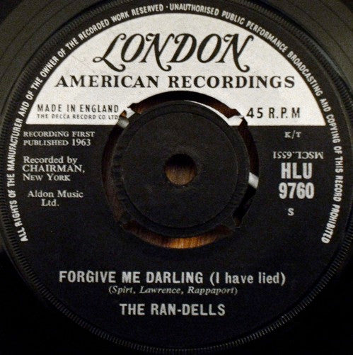 The Ran-Dells : Martian Hop (7")