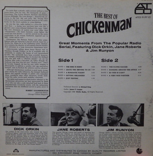 Chickenman : The Best Of Chickenman ...Most Fantastic Crimefighter The World Has Ever Known? (LP, Album)