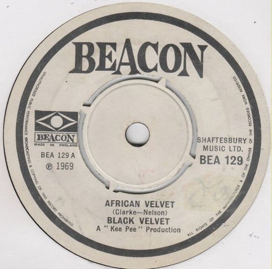 Black Velvet : African Velvet (7", Single, 4-p)