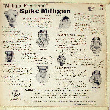 Spike Milligan : Milligan Preserved (LP)