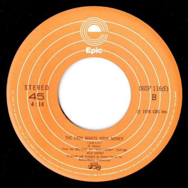 Wild Cherry : Play That Funky Music (7", Single)
