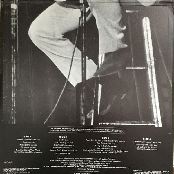 José Feliciano : Alive Alive-o! Live At London Palladium (2xLP, Album)