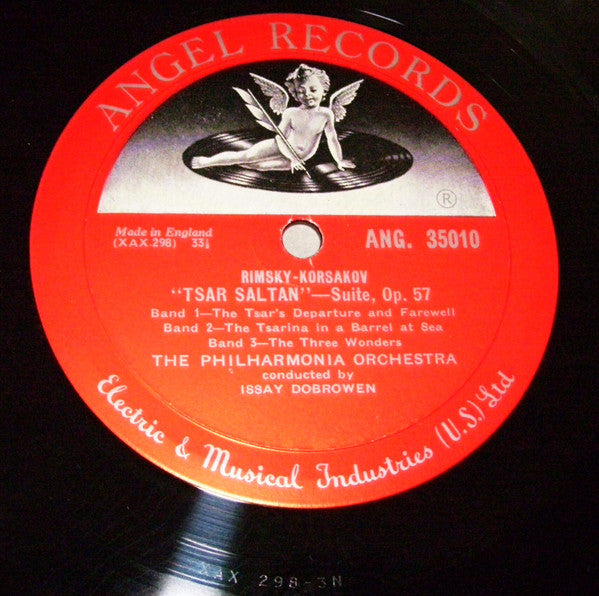 Nikolai Rimsky-Korsakov, Philharmonia Orchestra, Issay Dobrowen : "Le Coq D'Or"- Suite & "Tsar Saltan"- Suite, Op.57 (LP, Album, Mono)