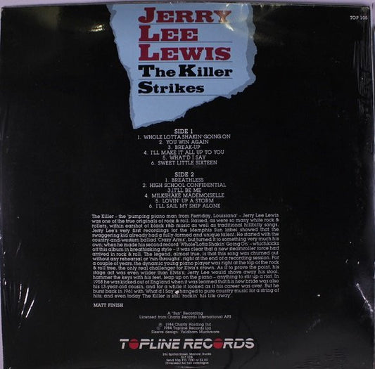 Jerry Lee Lewis : The Killer Strikes (LP, Comp)