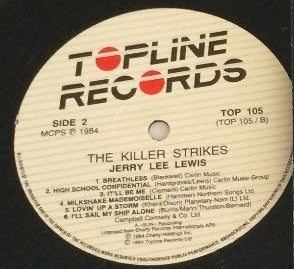 Jerry Lee Lewis : The Killer Strikes (LP, Comp)
