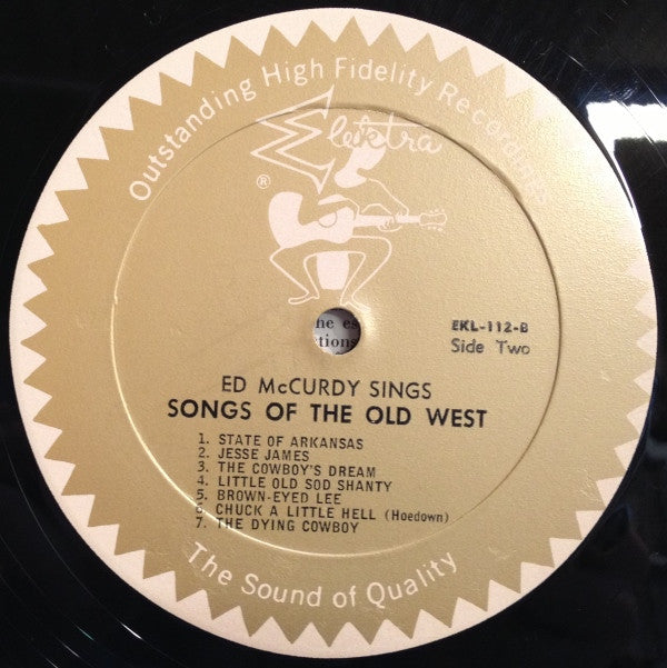 Ed McCurdy : Songs Of The Old West (LP, Mono, RE)