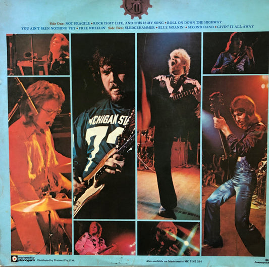 Bachman-Turner Overdrive : Not Fragile (LP, Album, Gat)