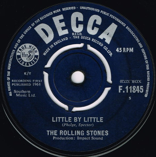 The Rolling Stones : Not Fade Away (7", Single, 4 P)