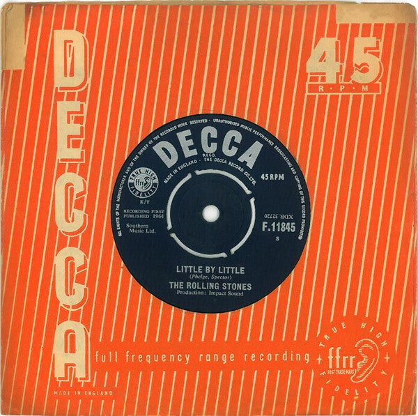 The Rolling Stones : Not Fade Away (7", Single, 4 P)