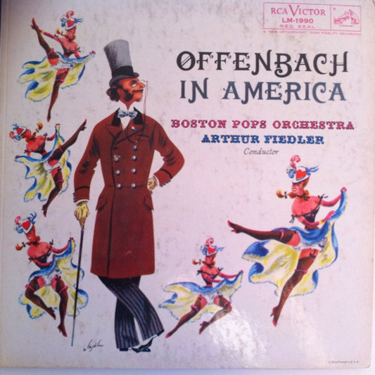Jacques Offenbach, The Boston Pops Orchestra, Arthur Fiedler : Offenbach In America (LP, Album, Mono, Gat)