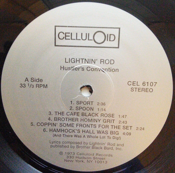 Lightnin' Rod : Hustlers Convention (LP, Album, RE)