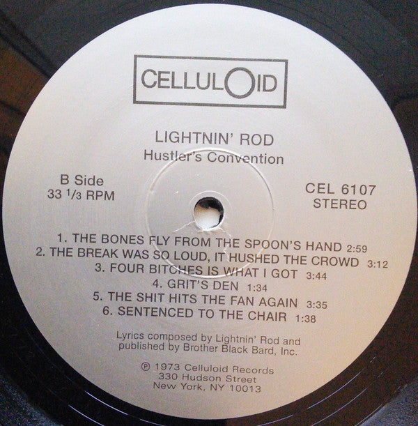Lightnin' Rod : Hustlers Convention (LP, Album, RE)