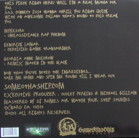 Mykestro Featuring Kendrick Lamar : Set Precedent (12", Single, Ltd, Yel)