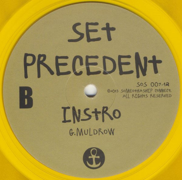 Mykestro Featuring Kendrick Lamar : Set Precedent (12", Single, Ltd, Yel)