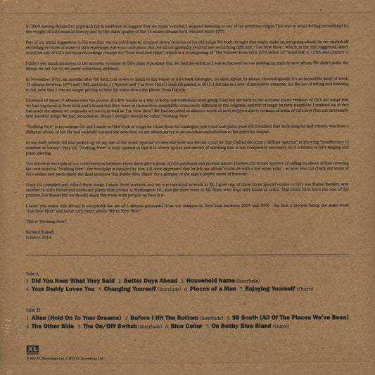 Gil Scott-Heron : Nothing New (LP, RSD, Ltd)